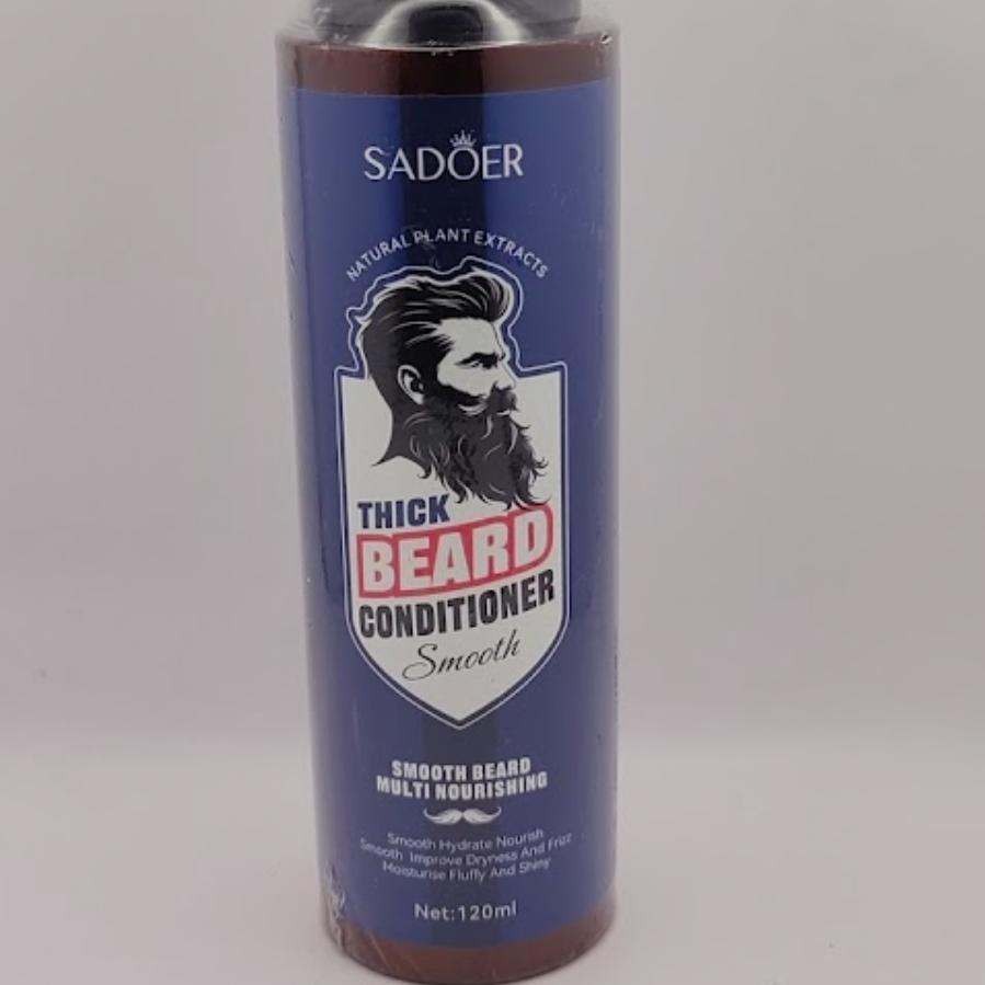 Acondicionador para Barba Thick Beard Smooth – SADOER (Nutrición y Suavidad 120ml)